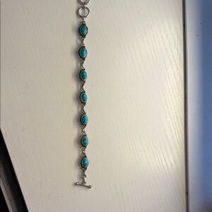 sterling silver Turquoise and Silver Women's Bracelet